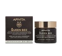 Apivita Queen Bee Crema Regeneradora Antiedad Absoluto - Textura Ligera - Hidratante facial con jalea real, propóleo y miel - Arrugas, Firmeza, Contorno facial elevado, Volumen, Manchas