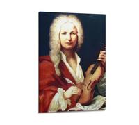 APJJDHFBEU Póster decorativo de Antonio Vivaldi para pared, lienzo y cuadro artístico, moderno, decoración de dormitorio familiar, 20 x 30 cm