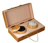 Apk i bc Juego de Go Plegable de Madera, fácil de Guardar, Adecuado para Principiantes de Go y Gomoku.(A,47 * 44cm)