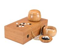 Apk i bc Juego de Go Plegable de Madera, fácil de Limpiar y Mantener, Jugadores de Go y Gomoku.(A,47 * 44cm)