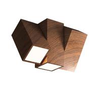 Apk i bc Lámpara de Techo para Dormitorio, Exquisita y Hermosa, con Efectos de iluminación Suave, Adecuada para Balcones, porches y dormitorios.(Walnut,30 * 15 * 18)