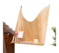 Apk i bc Mesa Plegable de Pared, diseño Compacto, soporta hasta 35 kg, Ideal para Paredes de dormitorios y Salas de Estar.(Yellow,A)