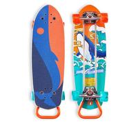 Apk i bc Patinete Plegable 3 en 1, Capacidad de Carga máxima de 100 kg, deflexión de Gravedad, Apto para patinetas al Aire Libre.(B,82 * 24 * 13.5cm)