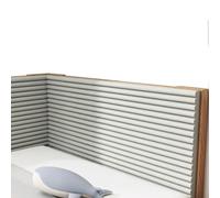 Apk i bc Protector de Esquinas para niños, Suave y Muy elástico, Aislante del frío y de los Impactos, Apto para dormitorios, Salones y guarderías.(Grey,200 * 20 * 2cm)