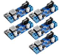 APKLVSR Conversor de corriente continua de 24 V/12 V a 5 V, 5 A, módulo convertidor de alimentación con puerto USB (5 unidades)