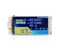 APKLVSR NerdMiner V2 Pro T-Display Módulo ESP32-S3 módulo de minería Bitcoin Solo Lottery BTC 78KH/s Tipo C, con Pantalla TFT de 1.9", última versión V1.6.01 con Wi-Fi/BLE 5.0