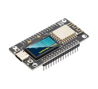 APKLVSR NodeMCU ESP Placa de Desarrollo con Pantalla OLED de 0,96 Pulgadas, Chip CH340, módulo inalámbrico ESP-12E WiFi para Arduino IDE/Micropython (Puerto USB C)