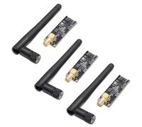 APKLVSR NRF24L01 + PA + LNA, módulo transceptor inalámbrico, 2,4 G, 1100 m, RF con antena SMA, compatible con Arduino (3 unidades)