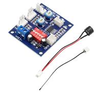 APKLVSR PWM - Control de ventilador PWM, 12 V CC, 4 cables, termostato PWM, regulador de velocidad, módulo con sensor para ventilador de PC, regulador de temperatura, regulación automática de
