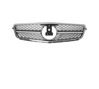 APKOKGNPNC para C W204 2008-2014 C180 C200 C250 C300 Parrilla Parachoques Delantero Parrilla Capó Parrilla Tuning Estilo AMG GT Diamonds Rejilla Delantera Tipo Riñón(AMG-Chrome Black)