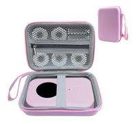 APKOL Caja Compatible con Etiquetadora Makeid/vretti/Nelko P21/NIIMBOT D110/Pristar P15 Mini impresoras de Etiquetas portátiles Bluetooth (sólo Caja) - Rosa