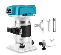 Aplanadora Desmoladora Multifunción 1300 W Ø 8 mm o 6 mm, 13000-3000 RPM, 6 velocidades variables, para Makita 18 V batería (sin batería)
