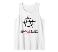 Aplasta tu esclavitud, libertad, punks, punk rock, anarquía Camiseta sin Mangas