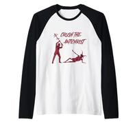 Aplastar al Anticristo - Guerrero católico ortodoxo Camiseta Manga Raglan