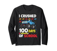 Aplasté 100 días de Escuela Monster Truck Manga Larga