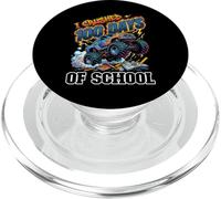 Aplasté 100 días de Escuela Monster Truck School Boys PopSockets PopGrip para MagSafe