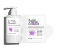 APLB - Collagen EGF Peptide Body Lotion - 300ml (1ea) X Sheet Mask (5ea) Set