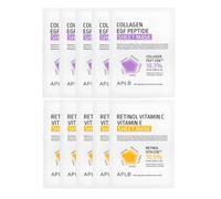 APLB - Collagen EGF Peptide Sheet Mask (5pcs) X Retinol Vitamin C Vitamin E Sheet Mask (5pcs)