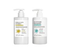 APLB - Glutathione Niacinamide Body Lotion - 300ml (1ea) & Ferulic Acid Vitamin C Body Lotion - 300ml (1ea) Set