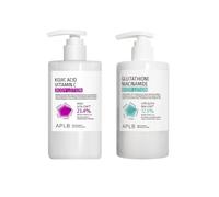 APLB - Glutathione Niacinamide Body Lotion - 300ml (1ea) & Kojic Acid Vitamin C Body Lotion - 300ml (1ea) Set