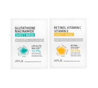 APLB - Glutathione Niacinamide Sheet Mask X Retinol Vitamin C Vitamin E Sheet Mask