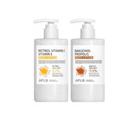 APLB - Retinol Vitamin C Vitamin E Body Lotion - 300ml (1ea) & Bakuchiol Propolis Body Lotion - 300ml (1ea) Set