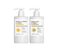 APLB - Retinol Vitamin C Vitamin E Body Lotion - 300ml (1ea) & Ferulic Acid Vitamin C Body Lotion - 300ml (1ea) Set