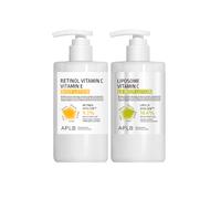 APLB - Retinol Vitamin C Vitamin E Body Lotion - 300ml (1ea) & Liposome Vitamin C LX Body Lotion - 300ml (1ea) Set