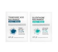 APLB - Tranexamic Acid Niacinamide Sheet Mask X Glutathione Niacinamide Sheet Mask