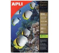APLI - 04453 papel fotográfico A4 Blanco Semi-brillo