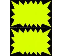 Apli 067317 200 - Gama fluorescente no borrable, 60 x 90 mm, 250 g, amarillo y negro
