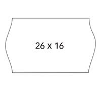 Apli 100922 - pack de 6 rollos para etiquetadora, color blanco, 26 x 1