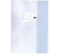Apli 101618 - Juego de 10 protectores de cuaderno (PVC, 19/100º, 24 x 32 cm), color incoloro