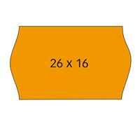 APLI 101719 - Pack de 6 rollos para etiquetadora, color naranja