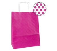 APLI 101838-Bolsa Kraft 25 x 11 x 31 cm color fucsia 50 u.