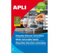 APLI - 10199 etiqueta de impresora Blanco Etiqueta para impresora autoadhesiva