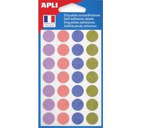 APLI 102149 - Bolsa de 140 pastillas de colores pastel surtidos Ø 15 mm