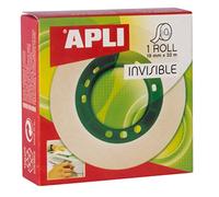 APLI 11036 - Cinta adhesiva celo invisible 19 mm x 33 m