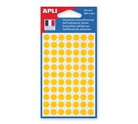 Apli 111834 - Pack de 462 lunares amarillos - diámetro 8 mm
