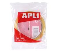 APLI 11265 - Cinta adhesiva transparente (12 mm x 66 m)