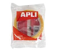APLI 11266 - Cinta adhesiva celo transparente 19 mm x 66 m