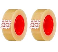 APLI 11328 - Cinta Adhesiva Transparente (19 mm x 33 m) (Paquete de 2)