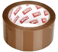APLI 11593 - Pack de 36 rollos de precinto, 48 mm x 66 m, 25 µm, color marrón