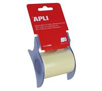 APLI 11595 - Rollo dispensador de nota adhesiva 60 mm x 10 m color amarillo