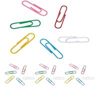 APLI 11723 Caja Clips, Multicolor, 32 Mm (Paquete de 4)