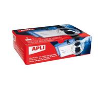 APLI 11744 - Identificadores con cordón de seguridad (90 x 56 mm) 25 unidades