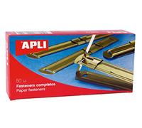 APLI 11831 - Fásteners metálicos Dorados 90 x 12 mm 50 u.
