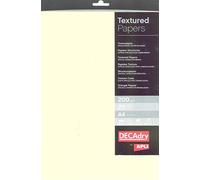 APLI 12235 - Papel verjurado crema A4 220 g 20 hojas-Papel textura