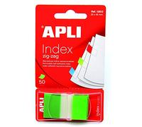 APLI 12612 Índice Zigzag Verde Film, 50H X 25 X 45