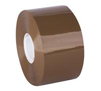 APLI 12873 - Pack de 36 rollos de precinto sin ruido compacto, 50 mm x 132 m, 28 µm, color Marrón - Acrílico